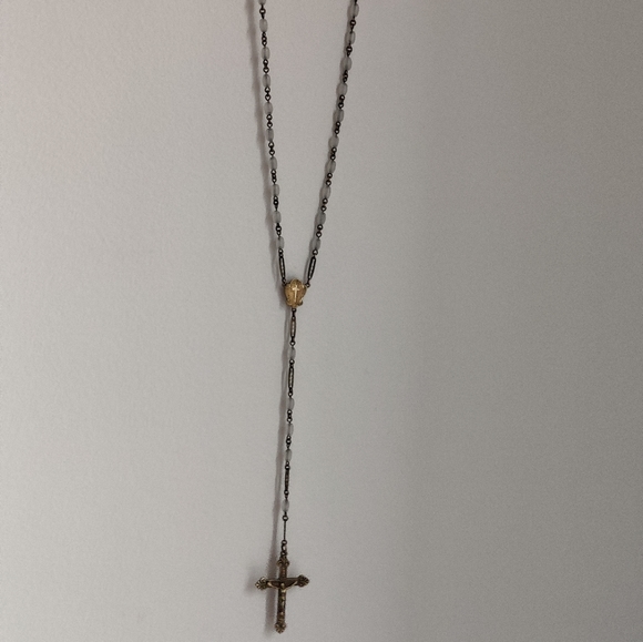 Antique Catholic Brass Rosary - Picture 11 of 15